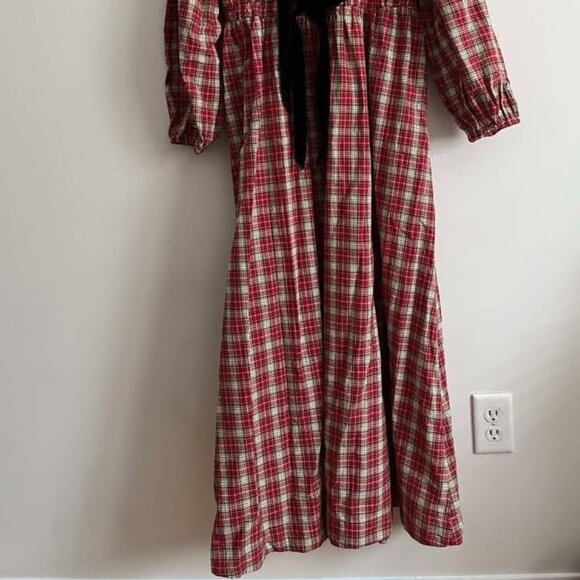 Tartan Damson Madder Dress uk 14 - Picture 3 of 5